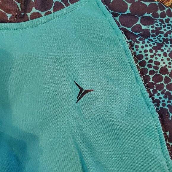 Old Navy Active Teal Blue Turtle Swimming Exercise Jacket - Picture 4 of 8